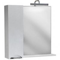 Зеркало со шкафчиком Aqwella Лайн 850х820 мм с подсветкой Li.02.08 белый