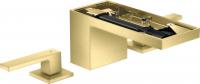 Смеситель для раковины Axor MyEdition на 3 отверстия (без панели) 47052950 шлифованная медь