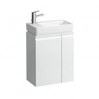 Тумба под раковину Laufen Pro S 470х275 мм петли слева, полки справа 4830010954631 белый матовый