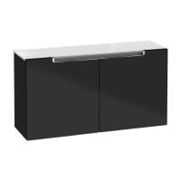 Тумба Villeroy & Boch Subway 2.0 758х235 мм A7041SPD лак чёрный матовый
