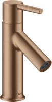Смеситель для раковины Axor Starck 80 ComfortZone 10102310 шлифованное красное золото