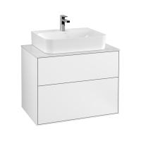 Тумба под раковину Villeroy & Boch Finion 800х501 мм F09100MT белый матовый/белый