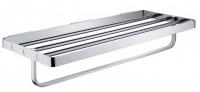 Полка для полотенец с вешалкой Bemeta Solo 600 мм 139105262 хром