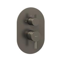 Смеситель встраиваемый Ravak Espirit ES 065.20GB.O2 (для 2 потребителей) X070325 матовый графит