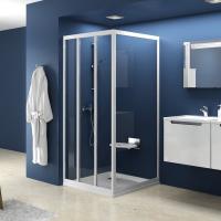 Душевая перегородка Ravak Supernova APSS-90 94070U02Z1 сатин/прозрачный