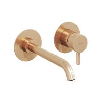 Смеситель для раковины Ravak Espirit ES 019.60RGB.O1 (внешняя часть) настенный X070352 матовое розовое золото