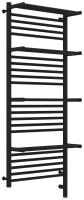 Полотенцесушитель электрический Сунержа Богема 3.0 с 4 полками 1200х500 мм правый 31-5809-1250 матовый чёрный