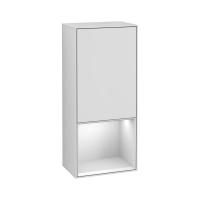 Пенал Villeroy & Boch Finion 418х270х936 мм петли слева F540GFGF белый глянцевый/белый глянцевый