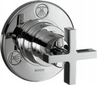 Запорный/переключающий вентиль Axor Citterio Trio/Quattro (внешняя часть) 39925000 хром