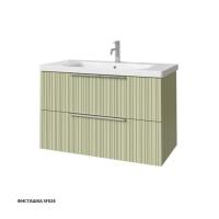 Тумба под раковину Caprigo Rain 90 870х446 мм (2 ящика) 36513 SF-024 фисташка