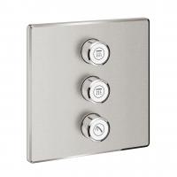 Вентиль Grohe Grohtherm SmartControl (внешняя часть для 3 потребителей) 29 127 DC0 суперсталь