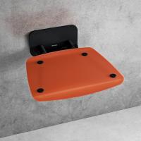 Сиденье откидное Ravak Ovo B II Orange/Black B8F0000061 оранжевый/чёрный